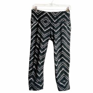 Athleta Black & White Crop Leggings